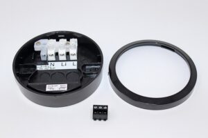 9070843 LUXA 103 BK Klātbūtnes sensora virsapmetuma rāmis melns IP54 THB