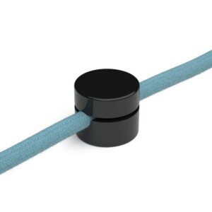 FCP01NER Dekoratīvs kabeļa stiprinājums melns D22mm  CREATIVE-CABLES