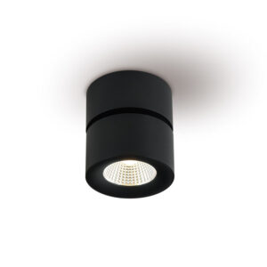 MONE BLACK Gaismeklis melns  LED 7W 522lm 3000K Ø80x87mm ORLICKI