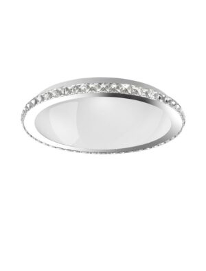 7311402 PALERMO Plafons balts/hroms LED 3x40W E27 D38cm NOVA