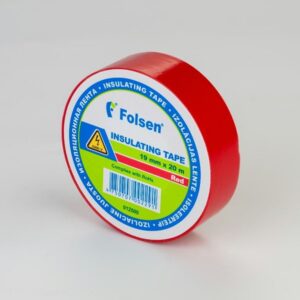 013500 Izolācijas lenta 33m/19mm sarkana FOLSEN