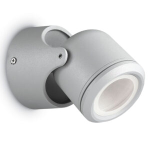 XENO AP1 GRIGIO Sienas lampa pelēka 1x28W GU10 220V IP44 IdealLux