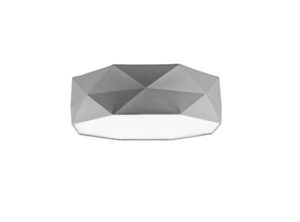 1566 KANTOOR GREY Plafons pelēks 4x60W E27 D=52cm TK-LIGHTING