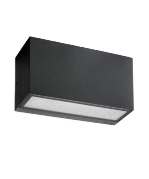 1510GR ASKER Sienas gaismeklis grafīts LED 8W 3000K 373lm UP/DOWN IP65 225x110x85mm NORLYS