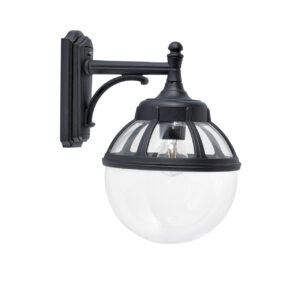 310B BOLOGNA BLACK Āra sienas gaismeklis E27 MAX 46W / LED 9W 34