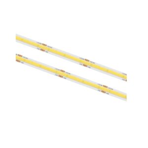 Led lenta 10W IP20 24V mono 1m silti balta 1000lm 3000K 8mm CRI93 COB-528-90WW-24 Fose