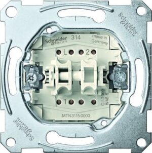 MTN3115-0000 Slēdzis dubultais 10A Merten