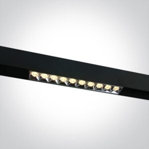 42102B/B/W Gaismeklis magnētiskajai sliedei melns LED 22W 3000K 1760lm 38* 270mm CRI90 48V ONE