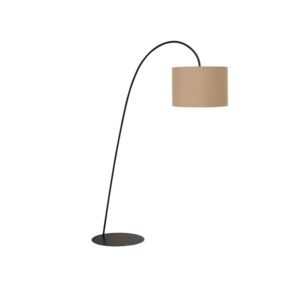 3464 ALICE Stāvlampa melna/bēša 100W E27 220V H=205cm NW