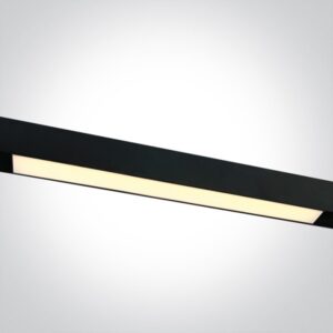 42100B/B/W Gaismeklis magnētiskajai sliedei melns LED 25W 3000K 2000lm 120* 600mm CRI90 48V ONE