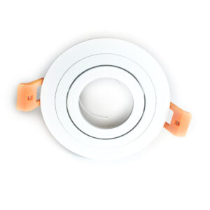 LRRING012 Iebūvējams gaismeklis balts Ø92x28mm (izgr. Ø82-85mm) GU10/ 230V LUMINO LIGHT