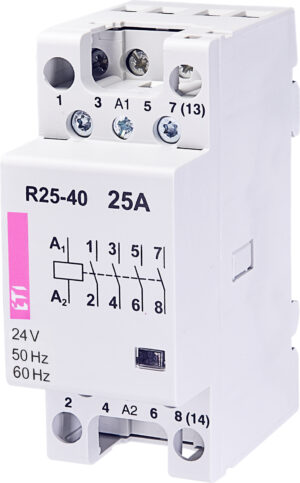 02462311 R25-40 Kontaktors  25A 24V 4NO ETI