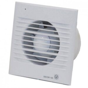 DECOR 100 C vent.ar vārstu 13W D98mmx158x158 IP44 SP