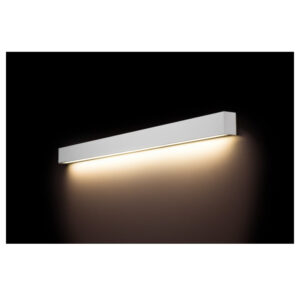 9612 STRAIGHT WALL LED WHITE L Sienas gaismeklis balts 122.5cm 22W 3000K 2100lm T8 NW