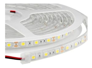 LED lenta 14.4W/m IP65 12V  sarkana hermetiskā HM-5050-60-RHm