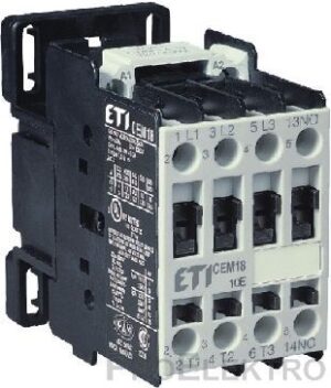 04645103 CEM25.00-230V-50/60Hz kontaktors 230V AC3 11kW 25A 3NO ETI