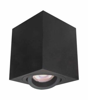 LP-5881/1SM BK LYON 1 Gaismeklis melns  50W GU10 9x9x9.5cm IP20 LP