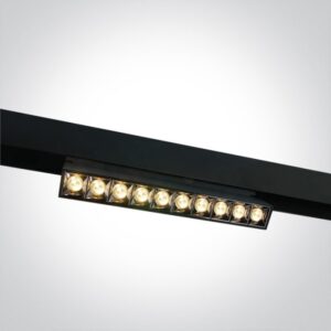 42106B/B/W Gaismeklis magnētiskajai sliedei melns LED 22W 3000K 1760lm 38* 270mm CRI90 48V ONE