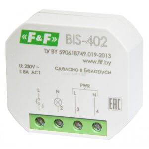 BIS-402 impulsa relejs 10A 230V PKW F&F