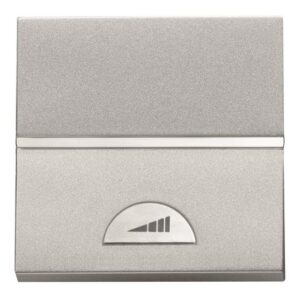 N2260.1  PL Push dimmers sudrabs 2mod. Zenit