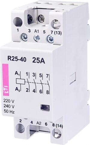 02462310 R25-40 Kontaktors 2M 4P 25A 230V 4NO ETI