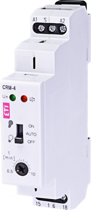 02470012 CRM-4 Trepju relejs 0.5s-10min. 16A 230V ETI