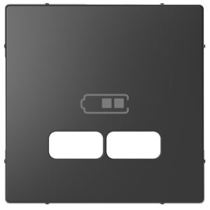 MTN4367-6034 Centrālplate USB lādētājam antracīts D-Life SCH