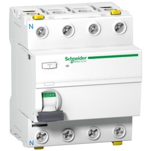 A9Z21425 Str. noplūdes automāts 4P 25A 30mA AC CCB Scneider