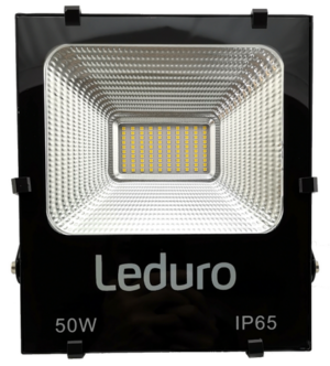 PRO 50 LED Prožektors IP65  50W 4500K 6000Lm 240x210x67mm melns  LEDURO 46551