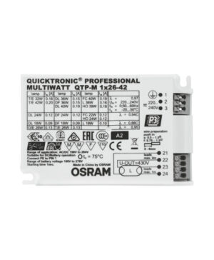 QTP-M Balasts 1x26-42 220-240V OSRAM