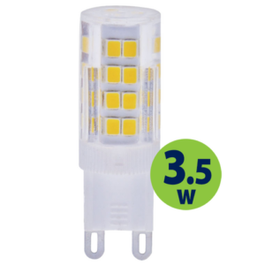 LED SPULDZE PL-G9-21053 3.5W 350lm 360* G9 2700K 16x50mm 220-240V LEDURO