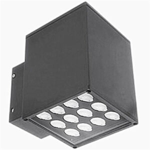 PB150F Fasāžu LED gaismeklis up/down LED 24W 4000K 15* AC100-240V IP65 -35*C-+45*C