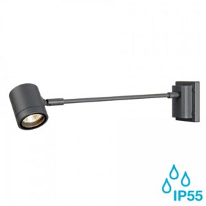 233125 NEW MYRA DISPLAY STRAIGHT Sienas lampa antracīts 1x50W G10 IP55 SLV