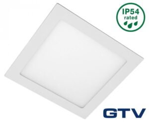 LED downlight 19W 1520lm 3000K 225x225mm z/a IP54 LD-MAW19W-CBP GTV