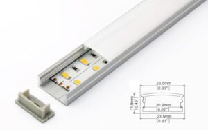 MS-P2310-4M Profils alum. 4m opal MSD