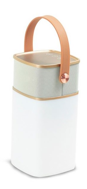 HSD8023C-G Bluetooth speaker 2.5W with light 1W & USB charging H4 gold 2200mAh NOUS