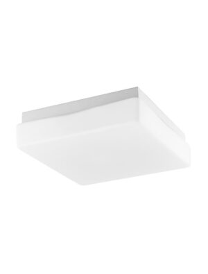 6110041 CUBE Plafons balts opal 1x40W E27 IP44 D20.5cm NOVA