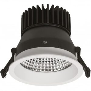 CONTI 125 Iebūv.gaismeklis balts LED 14W 3000K 2000lm 48* D125 IP44 CRI90 ( CON1.71232.01.930 ) SP