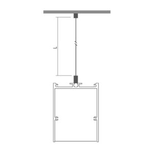 900114 Piekares elements SINGLE ADJUSTABLE SUSPENSION 2M