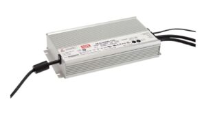 Led barošanas bloks 12V DC 480W 40A PFC HLG-600H-12A IP65  280x144x48.5mm Mean Well