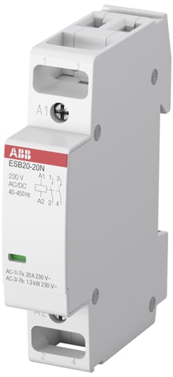 ESB20-20N-14 Kontaktors 20A 220V spole 12V AC/DC ABB