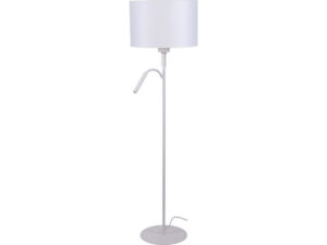 9074 HOTEL PLUS Stāvlampa balta 60W E27+1x20W G9 NW