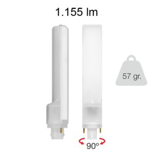 G24 LED SPULDZE 582L015-F4B 10W 1155Lm 135* G24 4000K 220-240V BFL