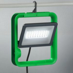 F.366A.10.0100.0T2.W4.02 Fasādes prožektors pelēks LED 100W 4000K RAL9006 Green