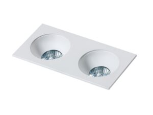 AZ1739 HUGO 2 DOWNLIGHT Iebūvējams gaismeklis balts GU10 2x50W AZZ