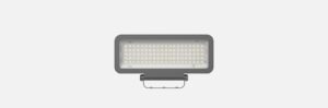 L00R14090BL40100 LED PRO R1 Gaismeklis pelēks 100W 4000K16800LM 90* ON/OFF DALI IP66 LAN