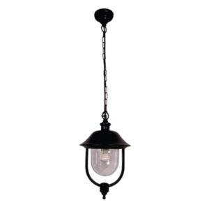 350.02 nga ROMANTICA Griestu lampa melna/sudraba 1x75W E27 IP43 LANDA