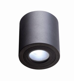 Rullo  Nero IP44 Griestu lampa melna 1x50W GU10 D90 ORLICKI