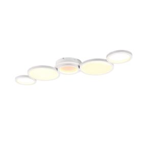 626710531 SALSA Gaismeklis balts LED 46W 2300+3000+4000K 5350lm 3-step-dim 100%-50%-25% TRIO