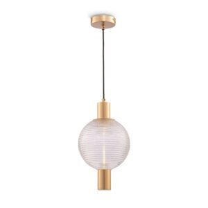 P060PL-01BS RUECA Lustra misiņš 28W GU10 D200mm Maytoni